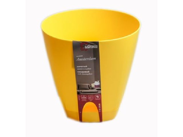 Горшок для цветов  AMSTERDAM D 250mm/8l с прикорневым поливом Спелая груша